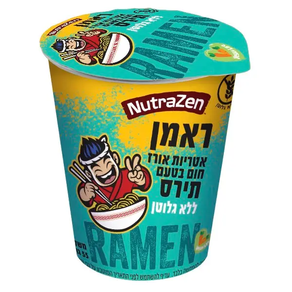 אטריות ראמן אורז מלא בטעם תירס להכנה מהירה