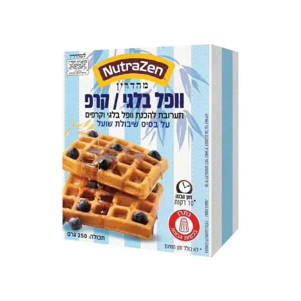 תערובת להכנת וופל בלגי וקרפ