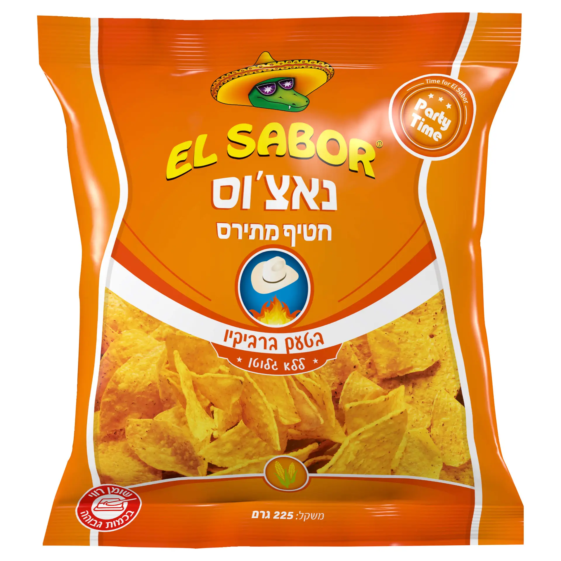 נאצ'וס בטעם ברביקיו  ללא גלוטן