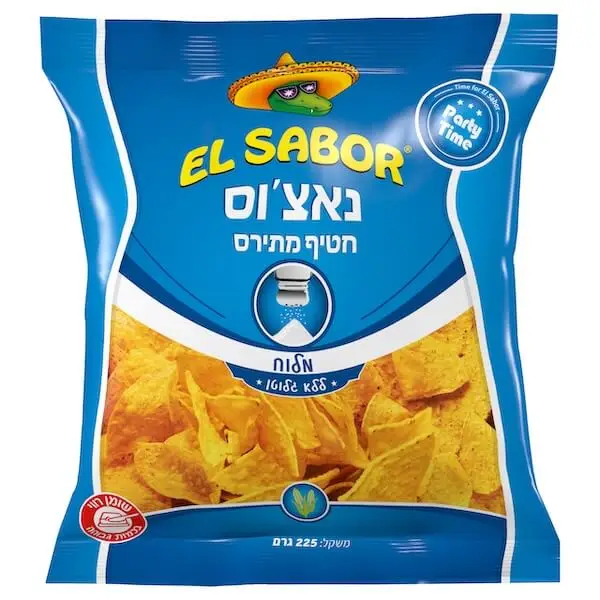 נאצ'וס בטעם מלוח  ללא גלוטן