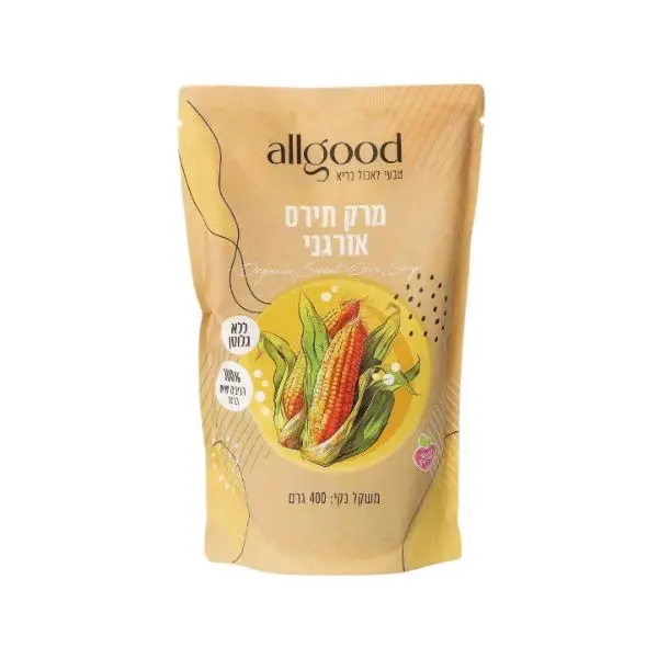 מרק תירס קרמי אורגני