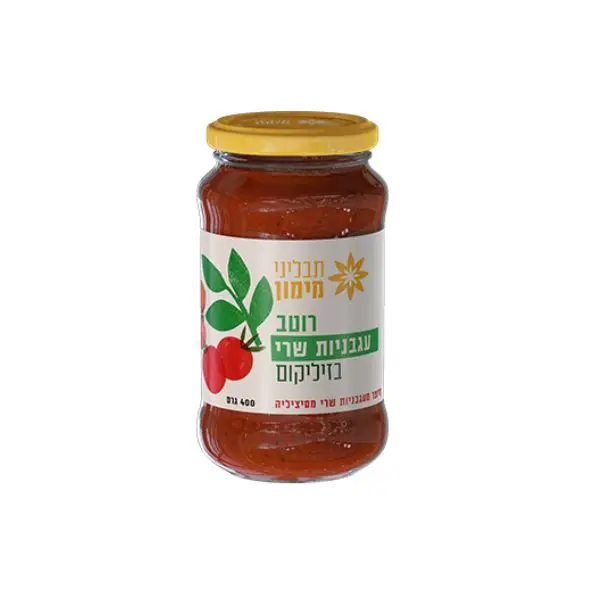 רוטב עגבניות שרי בזיליקום