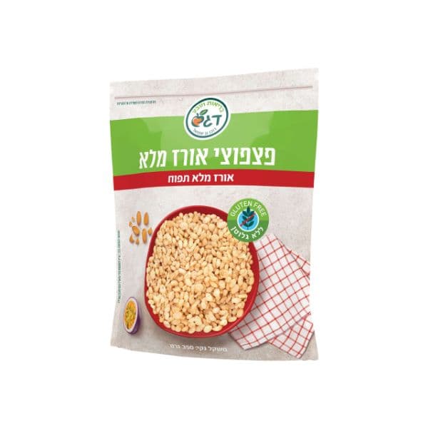 פצפוצי אורז מלא תפוח - דגש