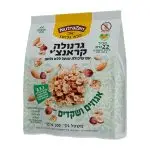 גרנולה קראנצ'י אגוזים ושקדים ללא גלוטן וללא תוספת סוכר