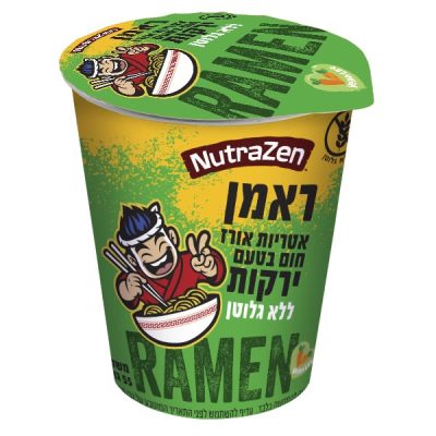 אטריות ראמן אורז מלא בטעם ירקות להכנה מהירה