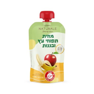 מחית תפוחי עץ ובננות