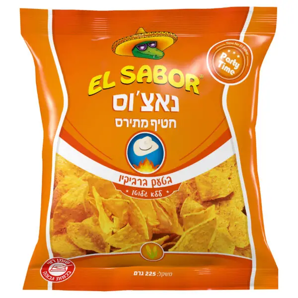 נאצ'וס בטעם ברביקיו  ללא גלוטן