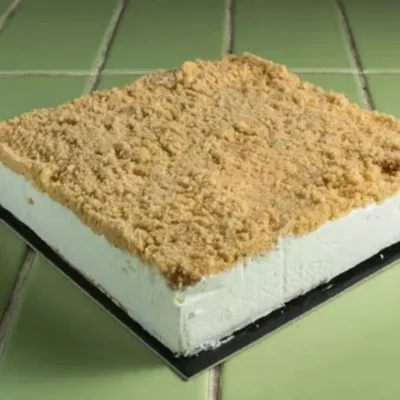 עוגת גבינה פירורים 20X20